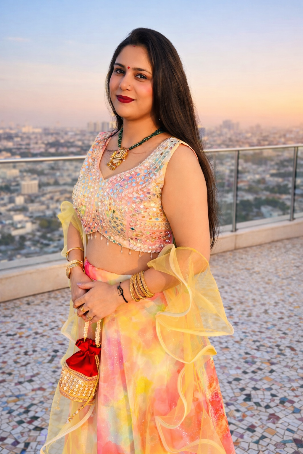 Haldi Special Statement Lehenga
