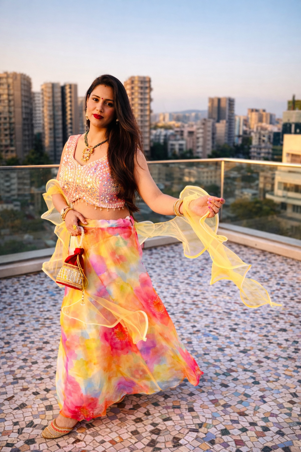 Haldi Special Statement Lehenga
