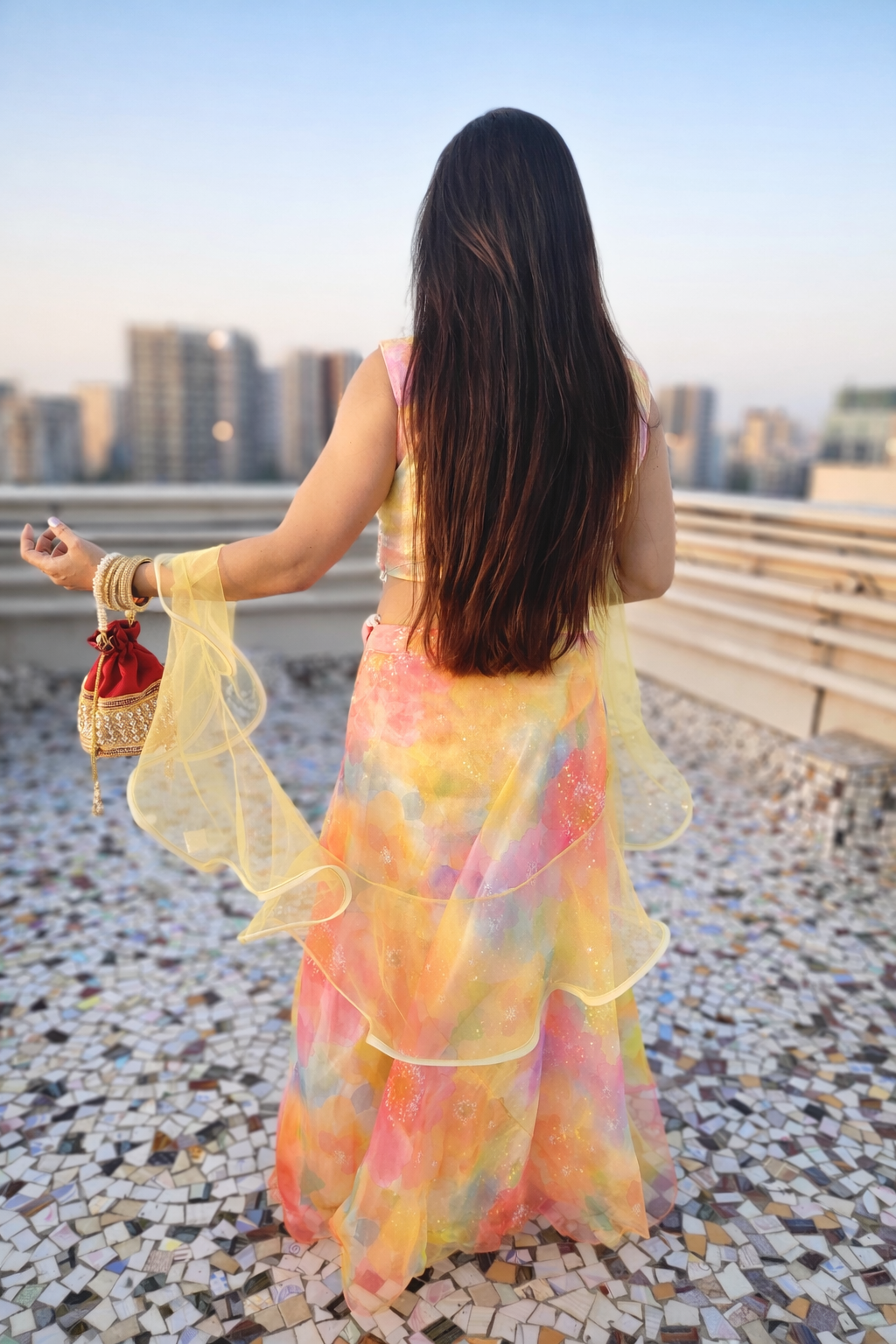 Haldi Special Statement Lehenga
