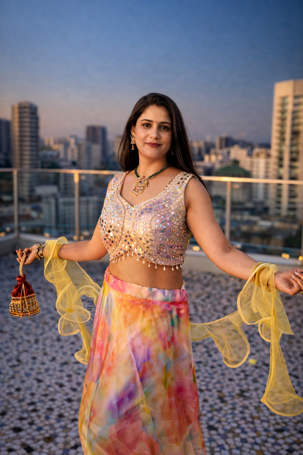 Haldi Special Statement Lehenga